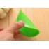 Cute Thermal Insulation Round Button Shape Silicone Placemat Coaster for Mug Glass blue
