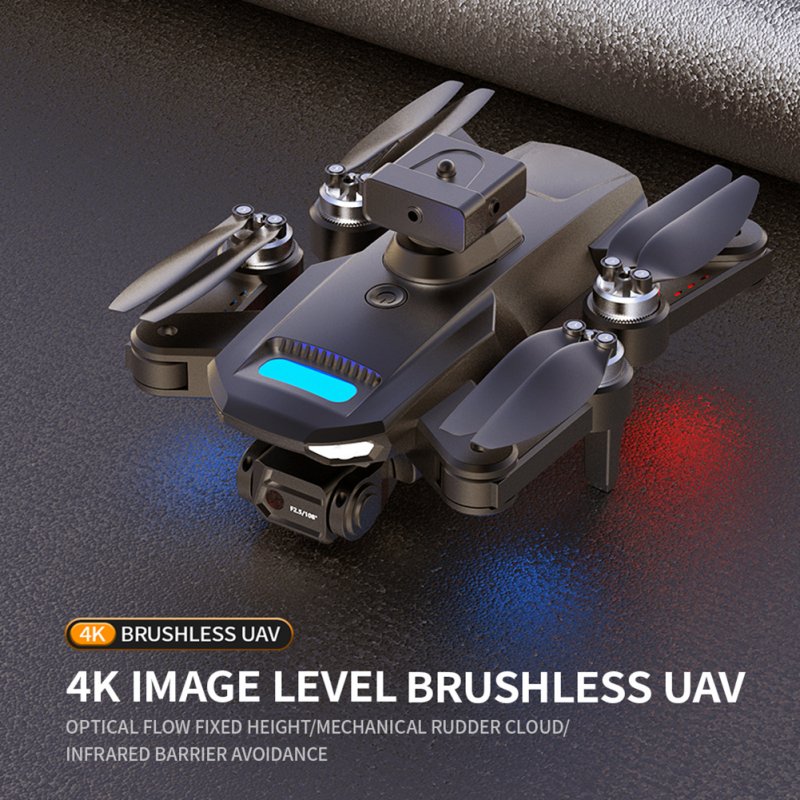 S22 2.4g Rc Drone 4k HD Optical Flow Infrared Obstacle Avoidance Servo Mechanical Gimbal Brushless Drone 