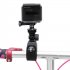 Cycling Bike Mount For DJI Osmo Action Bicycle Clip Holder Action Camera Handlebar Seat Post Clamp  black