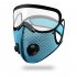 Cycling  Face  Mask Goggles Mask Outdoor Anti fog Dust proof Breathable Mask Light gray  with eye mask 