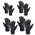 Cycling Gloves Water Resistant Windproof Warm Anti Slip Touch Screen S M L XL For Outdoor Scooter Riding Skiing Running Sports Men Women black M