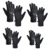Cycling Gloves Water Resistant Windproof Warm Anti Slip Touch Screen S M L XL For Outdoor Scooter Riding Skiing Running Sports Men Women black L