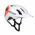 Cycling Mtb Helmet Triathlon Helmet Adult OFF ROAD Mountain Downhill Bike Big Brim Bicycle Equipment Black and white L size  55 61cm 