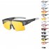 Cycling Sunglasses Unisex Cycling Glasses Polarized Driving Baseball Running Eyewear Fishing Bike PC Goggles For Outdoor White  color changing film 