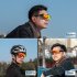 Cycling Sunglasses Unisex Cycling Glasses Polarized Driving Baseball Running Eyewear Fishing Bike PC Goggles For Outdoor White  glossy film 