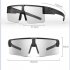 Cycling Sunglasses Unisex Cycling Glasses Polarized Driving Baseball Running Eyewear Fishing Bike PC Goggles For Outdoor White  glossy film 