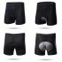 Cycling Underpants Silicone Mtb Cycling Briefs With Silicone Cushion For Men And Women Silicone gray pad black xxl