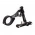 Cycling Water Bottle Clamp Bolt Cage Holder Double Bottle Cage Seat Adapter Adjustable Water Bottle Mount black One size