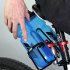Cycling Water Bottle Clamp Bolt Cage Holder Double Bottle Cage Seat Adapter Adjustable Water Bottle Mount blue One size