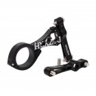 Cycling Water Bottle Clamp Bolt Cage Holder Double Bottle Cage Seat Adapter Adjustable Water Bottle Mount black One size