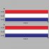 D 1045 Tricolor Lines Custom Vinyl Decal Car Body Door Side Stickers Stripes Racing Style for Bmw Audi Kia Honda Toyota Style 4