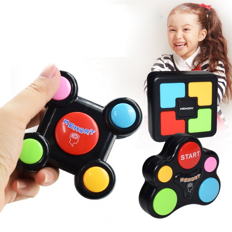 Memory Game Machine Toy with Led Lights Sounds Brain Training Game Multiplayer Interactive Kids Toy Special-shaped