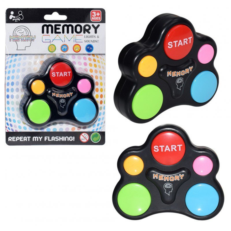 Memory Game Machine Toy with Led Lights Sounds Brain Training Game Multiplayer Interactive Kids Toy Special-shaped