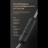 D08 Wired Earbuds In Ear Headphones With Heavy Bass HiFi Sound Flat Head Earplug For All 3 5mm Jack 1 2 meters with mic black