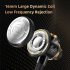D08 Wired Earbuds In Ear Headphones With Heavy Bass HiFi Sound Flat Head Earplug For All 3 5mm Jack 1 2 meters with mic black