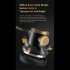 D08 Wired Earbuds In Ear Headphones With Heavy Bass HiFi Sound Flat Head Earplug For All 3 5mm Jack 1 2 meters with mic black