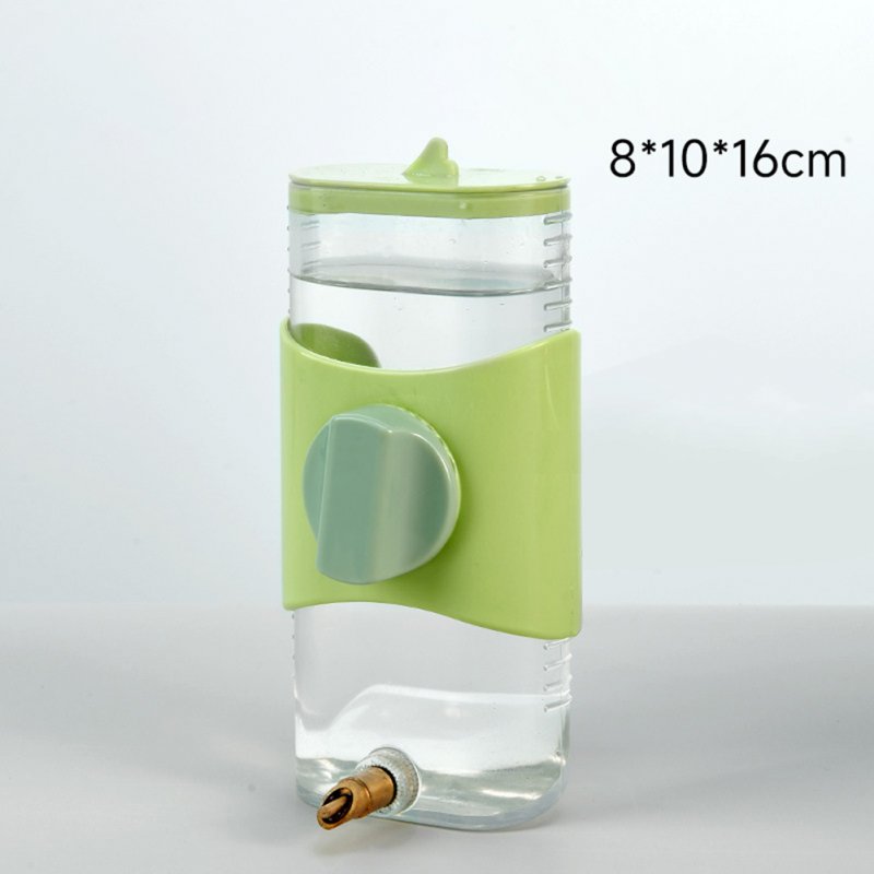 Automatic Birds Water Feeder 300ml Large Capacity Reuseable Firing Pin Water Bottle Bird Water Dispenser (8 x 10 x 16cm) 