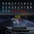 D1 Hud Car Head up Display Obd gps Dual System Navigation Speedometer Projector Overspeed Warning Monitor black