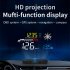 D1 Hud Car Head up Display Obd gps Dual System Navigation Speedometer Projector Overspeed Warning Monitor black