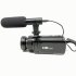 D100 HD 1080P Video Camera With Microphone Camcorder Video Recorder 16 Million Home Camcorder Video Recorder black suit