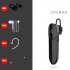 D16 Car Wireless Bluetooth compatible  5 0  Earphones Mini Business Large capacity Car Driving Headset Earbuds With Microphone red