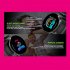 D18 1 44 Inch Sports Smart Watch Round Screen Smart Bracelet Heart Rate Blood Pressure Sleep Monitor Purple