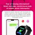 D18 1 44 Inch Sports Smart Watch Round Screen Smart Bracelet Heart Rate Blood Pressure Sleep Monitor Purple