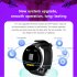 D18 Fitness Watch Smart Bracelet Heart Rate Monitor Blood Pressure Blood Oxygen Measurement Healthy Life Sleep Tracker for iOS Android Phone blue