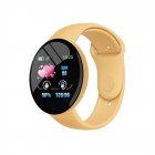 D18s Smart Watch 1.44 Inch Screen 90mah Battery Bluetooth 4.0 Sleep Monitor Fitness Bracelet yellow