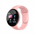 D18s Smart Watch 1.44 Inch Screen 90mah Battery Bluetooth 4.0 Sleep Monitor Fitness Bracelet pink