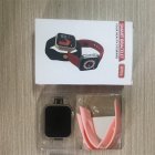 D20 Ultra Smart Watch Lightweight Men Women Sport Fitness Tracker Heart Rate Information Wristwatch pink