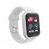 D20l Smart Watch Information Call Reminder Heart Rate Blood Pressure Blood Oxygen Monitoring Sport Bracelet blue