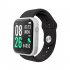 D20l Smart Watch Information Call Reminder Heart Rate Blood Pressure Blood Oxygen Monitoring Sport Bracelet silver black