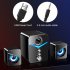 D221 Computer Speakers Wired Bluetooth compatible 5 0 Desktop Combination Audio Usb Sound Effect Bass Speaker Black  Bluetooth compatible 