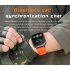 D28A Smart Watch Waterproof Heart Rate Sleeping Blood Oxygen Monitor 2 01 Inches Fitness Tracker Smartwatch Orange