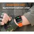 D28A Smart Watch Waterproof Heart Rate Sleeping Blood Oxygen Monitor 2 01 Inches Fitness Tracker Smartwatch Gun Color