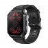 D28A Smart Watch Waterproof Heart Rate Sleeping Blood Oxygen Monitor 2 01 Inches Fitness Tracker Smartwatch Gun Color