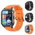 D28A Smart Watch Waterproof Heart Rate Sleeping Blood Oxygen Monitor 2 01 Inches Fitness Tracker Smartwatch Gun Color