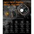 D28A Smart Watch Waterproof Heart Rate Sleeping Blood Oxygen Monitor 2 01 Inches Fitness Tracker Smartwatch Gun Color