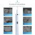 D3 Visual Electric Ultrasonic Dental  Scaler Tooth Calculus Remover Cleaner Stains Tartar Teeth Tartar Remove Ipx7 Waterproof Dental Scaler White