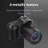 D5 Video Camera 4K Recording Camera Digital Shoot Camera With 16X Digital Zoom 4K Dual Lens Professional Camcorder black