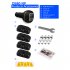 D580C Car Cigarette Lighter TPMS Digital Tire Pressure Gauge   4 Built in Sensors