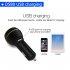 D580C Car Cigarette Lighter TPMS Digital Tire Pressure Gauge   4 Built in Sensors