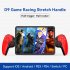 D9 Stretching Extendable Game Console Telescopic Game Controller with 2 Customization Back Keys Gaming Controller Black