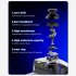 D9 Stretching Extendable Game Console Telescopic Game Controller with 2 Customization Back Keys Gaming Controller White