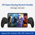 D9 Stretching Extendable Game Console Telescopic Game Controller with 2 Customization Back Keys Gaming Controller White