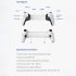 D9 Stretching Extendable Game Console Telescopic Game Controller with 2 Customization Back Keys Gaming Controller White