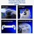 D9 Stretching Extendable Game Console Telescopic Game Controller with 2 Customization Back Keys Gaming Controller White
