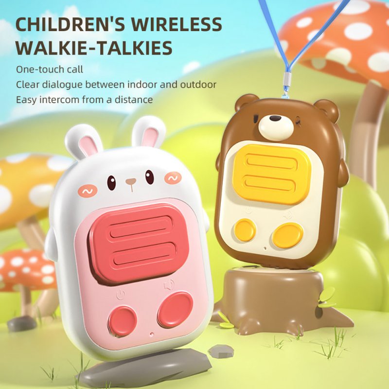 Walkie Talkies For Kids Long Range Mini Wireless Phone Parent-Child Interactive Toys For Boys Girls Birthday Gifts 