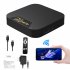 D9S 4k Media Player Arm Cortex A53 Quad Core Cpu Mali 450 750mhz Gpu TV Box Smart Digital Player Set Top Box US Plug